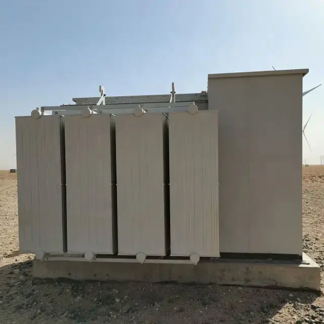 Warum muss der Strom einer Windpark durch einen Windkrafttransformator gehen, bevor er mit dem Netz verbunden werden kann?